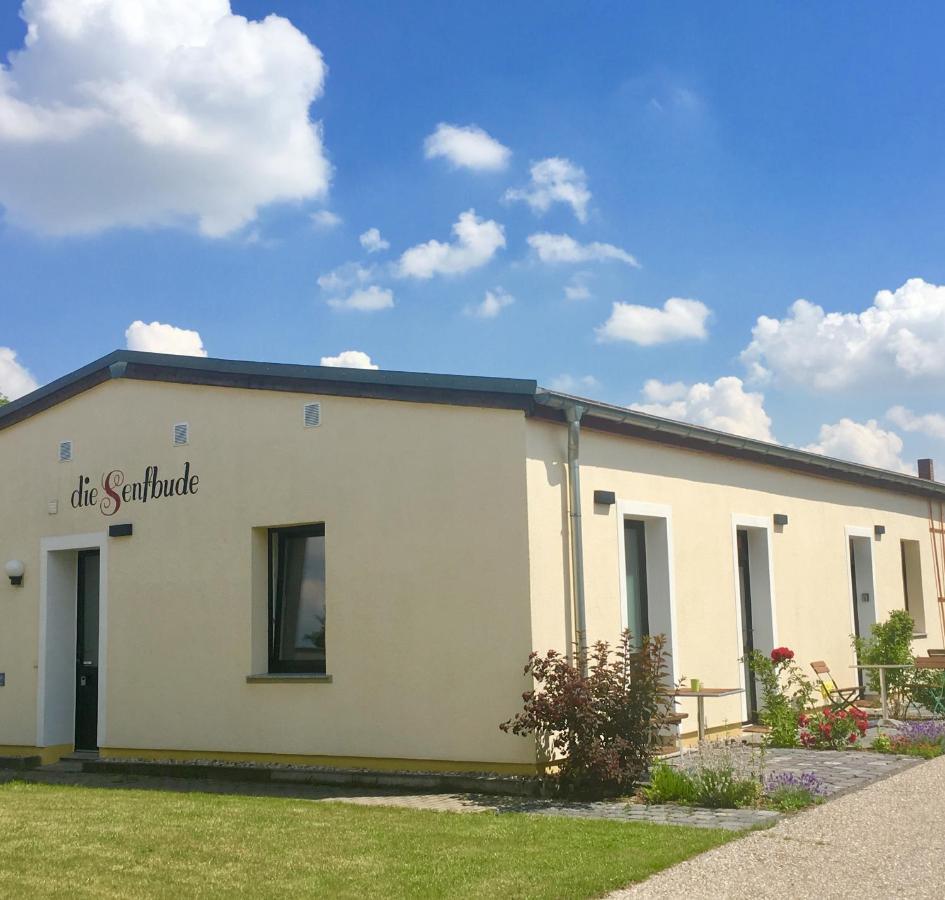 Die Senfbude - Klein Aber Fein - Wunderschoenes Studio-Apartment Mit Terrasse Und Stellplatz Leipzig Exterior photo